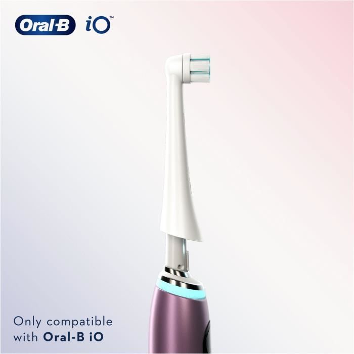 Tetes de brosse Oral-B iO Gentle Care pour zones sensibles et gencives - Pack de 2