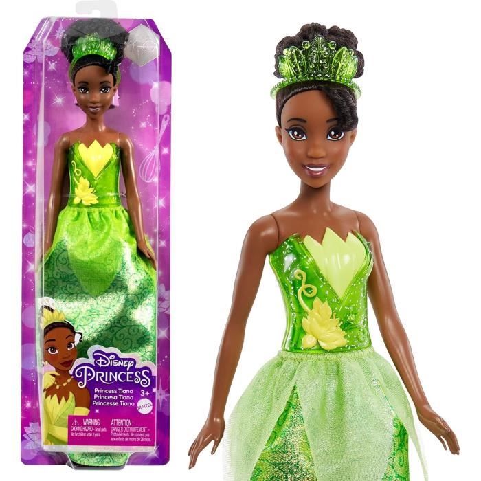 Tiana Poupée 29 cm Mattel Poupée Disney Princesses habillage et accessoires HLW04