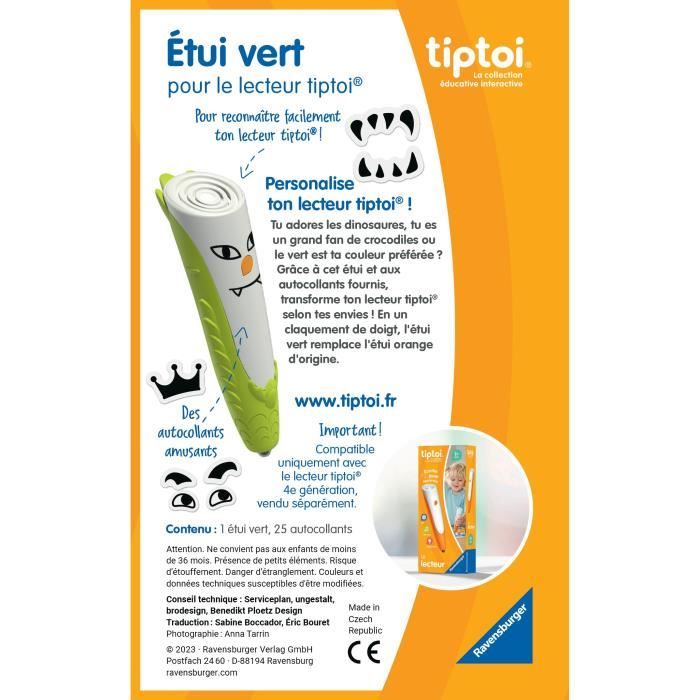 tiptoi Etui vert pour Lecteur tiptoi (non inclus) 00000182 Des 3 ans Ravensburger