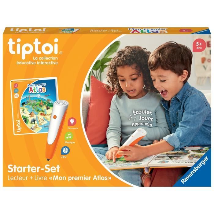 Tiptoi Starter Atlas lecteur et livre 00177 A partir de 5 ans Ravensburger