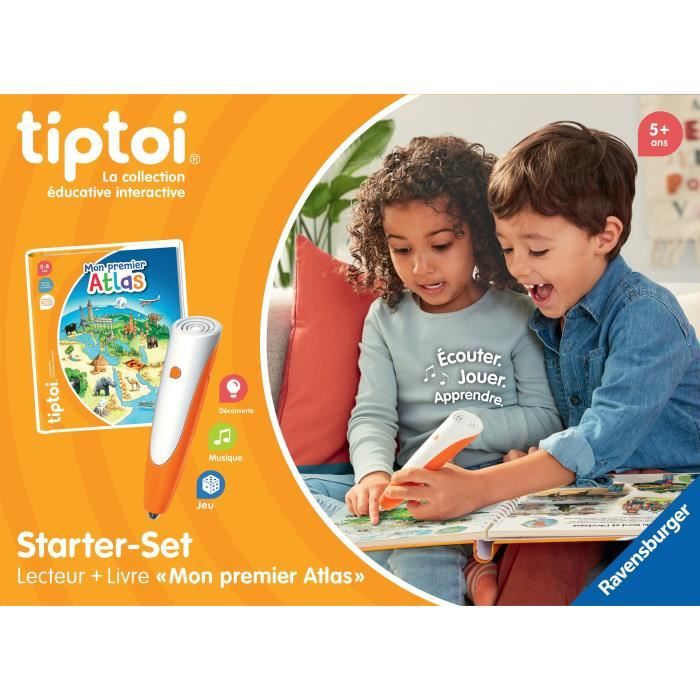 Tiptoi Starter Atlas lecteur et livre 00177 A partir de 5 ans Ravensburger