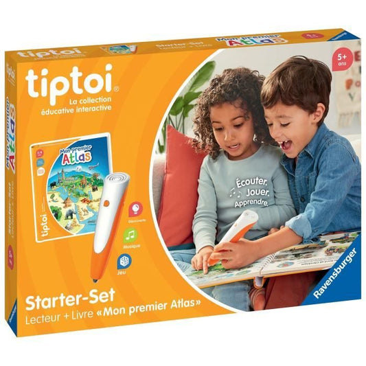 Tiptoi Starter Atlas lecteur et livre 00177 A partir de 5 ans Ravensburger