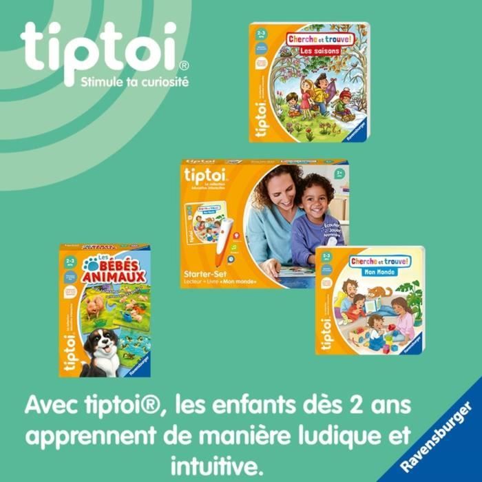 Tiptoi Starter Mon Monde lecteur et livre 00174 A partir de 5 ans Ravensburger