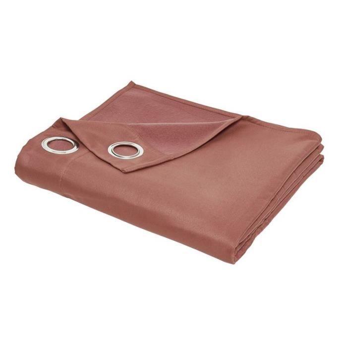 TODAY Rideau Isolant Thermique Essential Uni - 140 x 240 cm - Terracotta TODAY