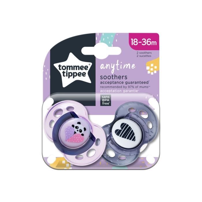 TOMMEE TIPPEE Sucette CTN Classique 18-36m Mixte x2