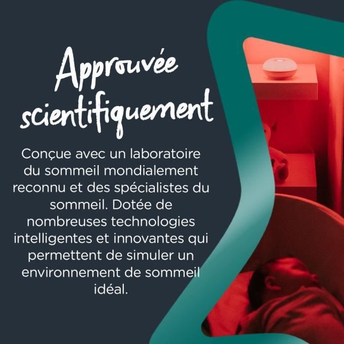 TOMMEE TIPPEE Veilleuse dreammaker avec lumiere rouge bruit rose et capteur intelligent CrySensor