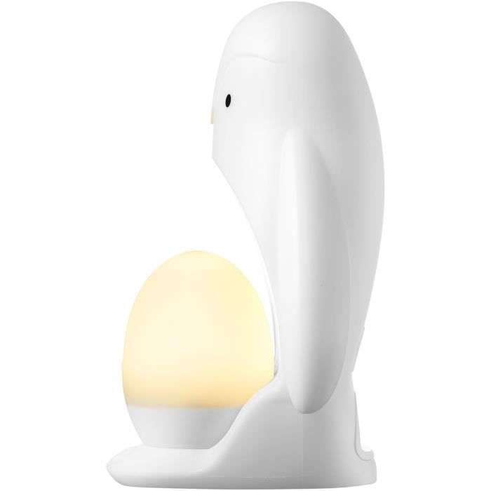 TOMMEE TIPPEE Veilleuse Pingouin 2-en-1 oeuf lumineux nomade luminosité réglable USB