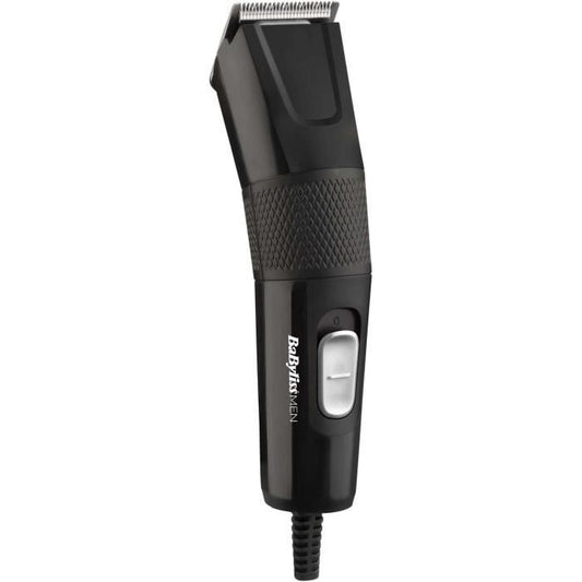 Tondeuse cheveux BaByliss E756E avec lame inox et design noir et gris moderne