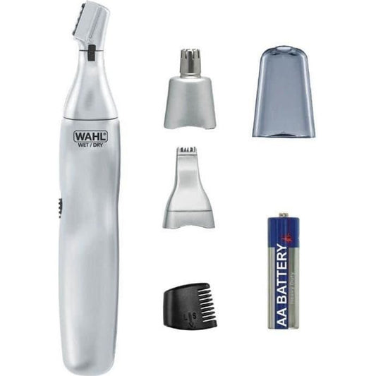 Tondeuse nez/oreille - WAHL - Ear Nose & Brow 3-in-1 - 3 tetes de coupe - Lames lavables