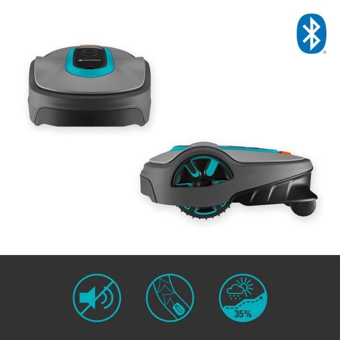 Tondeuse robot connectée Bluetooth GARDENA SILENO life 1250 - 1250 m² - 15103-26