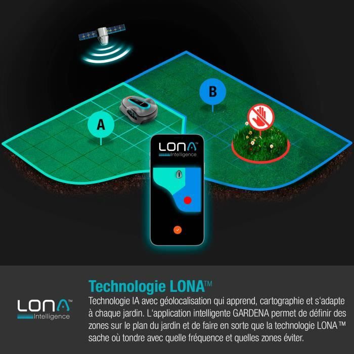 Tondeuse robot connectée GARDENA Smart SILENO Life 750 - 750m²