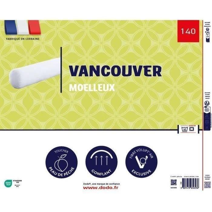 Traversin VANCOUVER 140 cm - 100% Polyester - DODO DODO