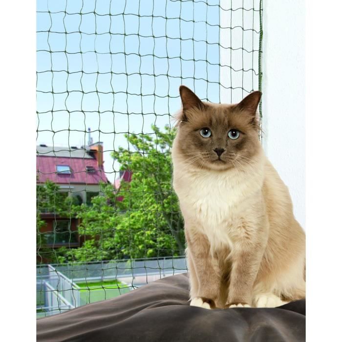 TRIXIE Filet de protection pour chat 3x2 m vert TRIXIE