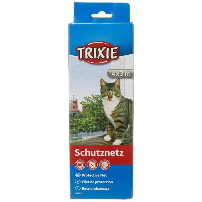 TRIXIE Filet de protection pour chat 4 × 3 m TRIXIE