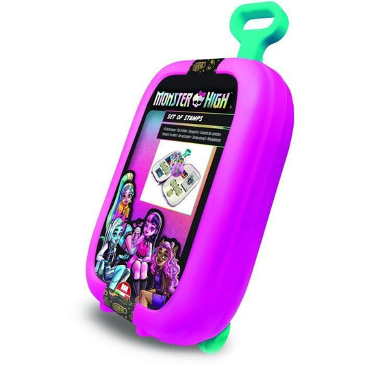 Trolley - MULTIPRINT - 64869 - 7 tampons Monster High 5 crayons 18 feutres