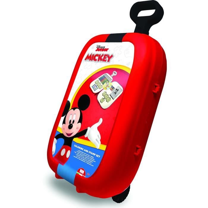 Trolley - MULTIPRINT - 64945 - 7 tampons Mickey 5 crayons 18 feutres