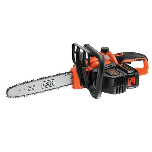 Tronçonneuse BLACK + DECKER 30 cm 36V 2 Ah GKC3630L20-QW - Tendeur De Chaîne Sans Outil