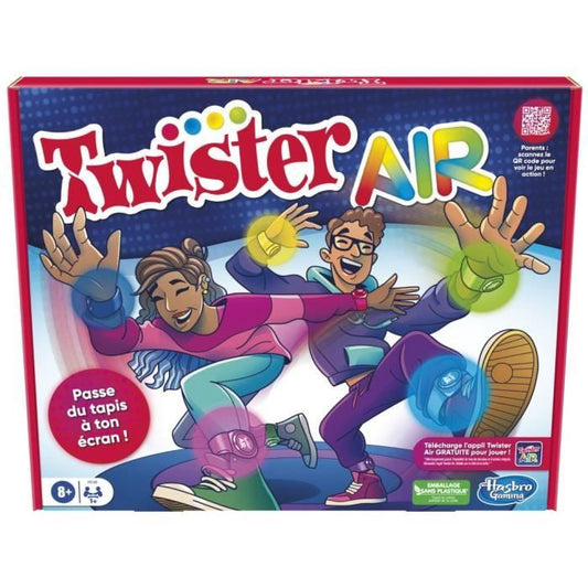 Twister Air jeu Twister avec appli RA se connecte aux smartphones et tablettes jeux actifs de groupe des 8 ans