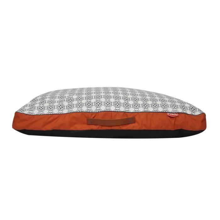 TYROL Matelas 80x60x12cm pour Chien Grand/Moyen, Matelas Ouatine Dense TYROL