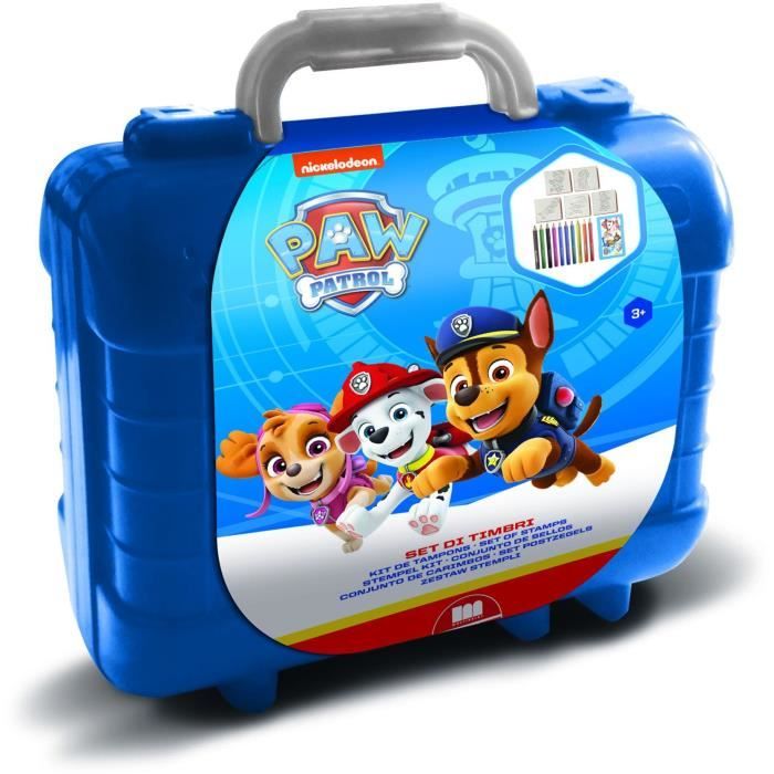 Valisette de coloriage - PAW PATROL - Pat’ Patrouille - Enfant - Multicolore - 3 ans - Mixte - Bleu