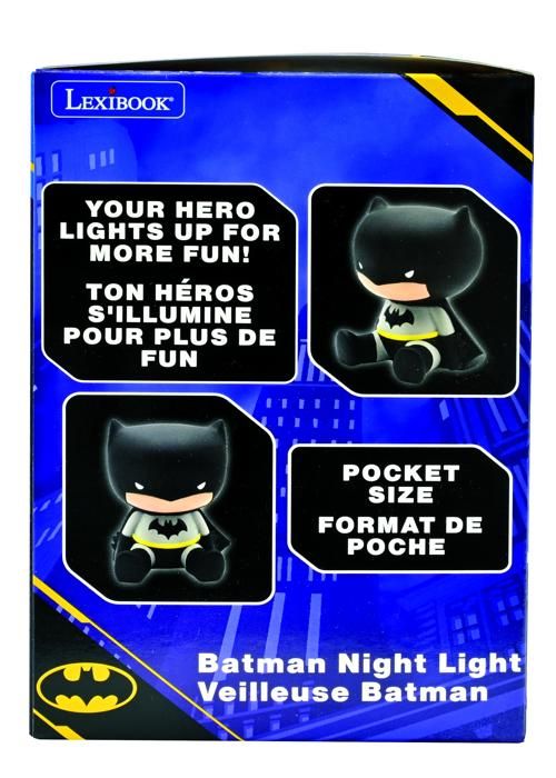 Veilleuse 3D Batman - LEXIBOOK - Lumiere LED - Anti chocs - Enfant - 3 ans