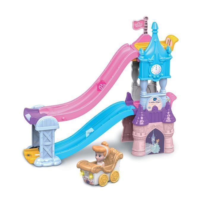 VTECH TUT TUT BOLIDES DISNEY PRINCESSES - CHÂTEAU - TOBOGGAN ENCHANTÉ ( + LE CARROSSE MARIAGE ENCHANTÉ DE CENDRILLON)