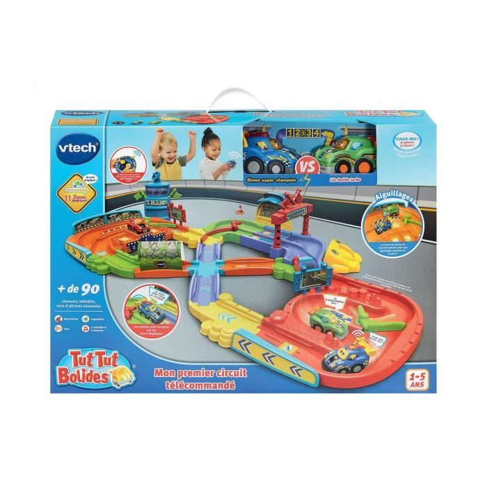 VTECH TUT TUT BOLIDES - MON PREMIER CIRCUIT TÉLÉCOMMANDÉ ( + SIMON SUPER CHAMPION / LÉO BOLIDE TURBO)