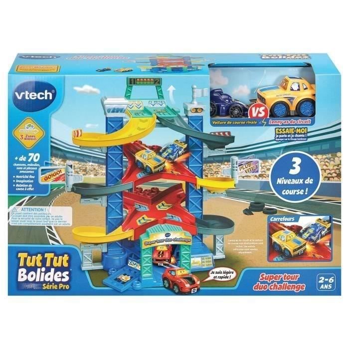 VTECH TUT TUT BOLIDES SERIE PRO - SUPER TOUR DUO CHALLENGE ( + LENNY AS DU CIRCUIT)