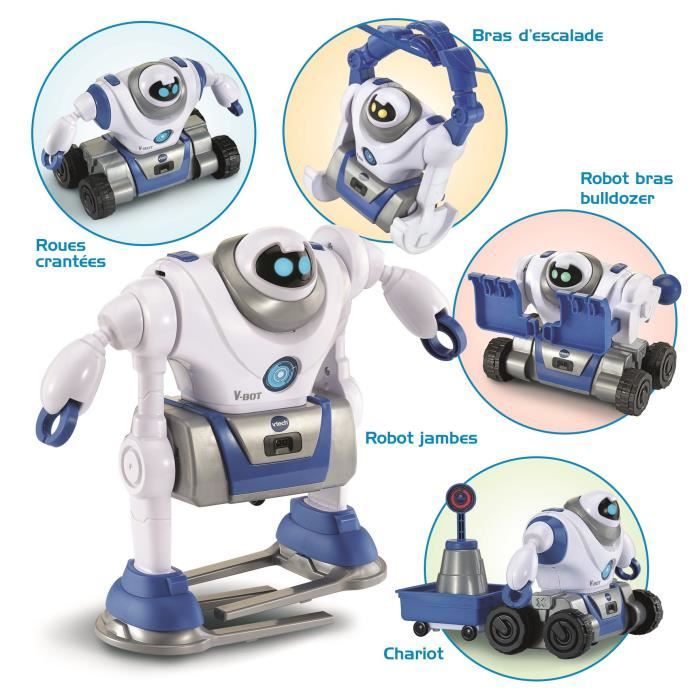 VTECH V-BOT EXPLORER MON ROBOT 5 EN 1