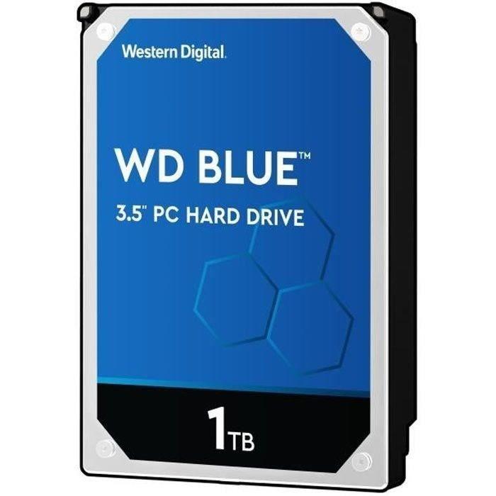 WD Blue - Disque dur Interne - 1To - 7200 tr/min - 3.5 (WD10EZEX) WESTERN DIGITAL