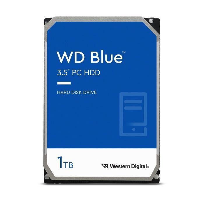 WD Blue - Disque dur Interne - 1To - 7200 tr/min - 3.5 (WD10EZEX) WESTERN DIGITAL