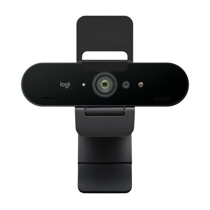 LOGITECH - Webcam BRIO STREAM - 90 fps - USB 3.0 - 13 Mégapixels Interpolé(s) - Vidéo 4096 x 2160 - Autofocus - Microphone - Paloma Tech