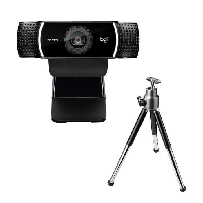 LOGITECH - Webcam Stream Full HD C922 Pro - Noir - Paloma Tech