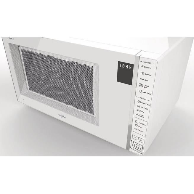 WHIRLPOOL MWP304W Micro-Ondes Posable Gril & vapeur - COOK30 - Blanc - 30L WHIRLPOOL