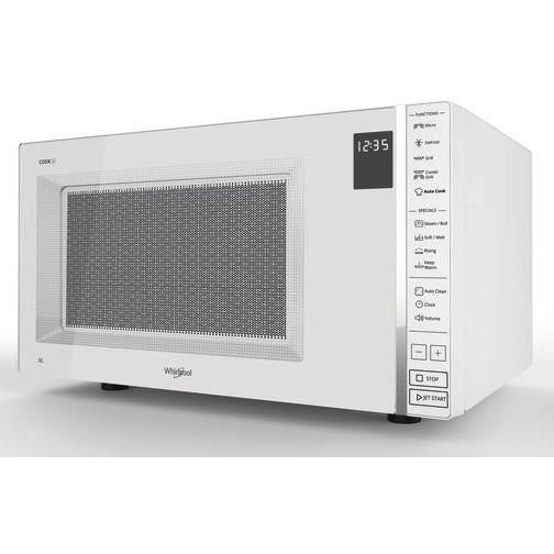 WHIRLPOOL MWP304W Micro-Ondes Posable Gril & vapeur - COOK30 - Blanc - 30L WHIRLPOOL