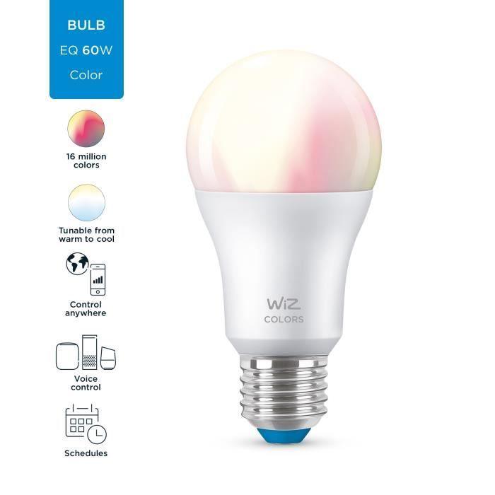 WiZ Ampoule connectée couleur E27 60W WIZ