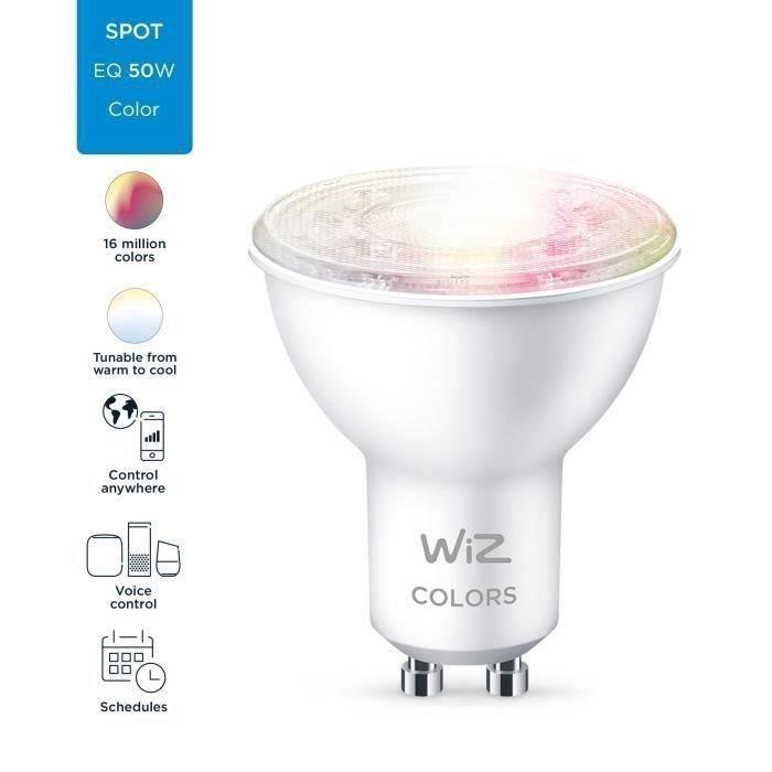 WiZ Ampoules LED Connectée couleur GU10 50W WIZ