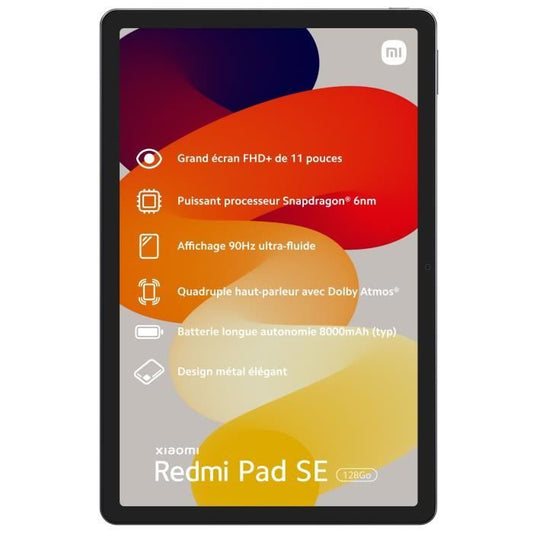 XIAOMI PAD SE 11 256Go Gris + Etui universel