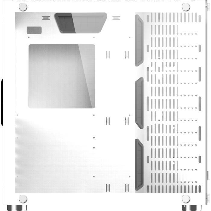 XIGMATEK Aquarius Plus Arctic ARGB (Blanc) - Boitier sans alimentation - Moyen tour - Format ATX XIGMATEK