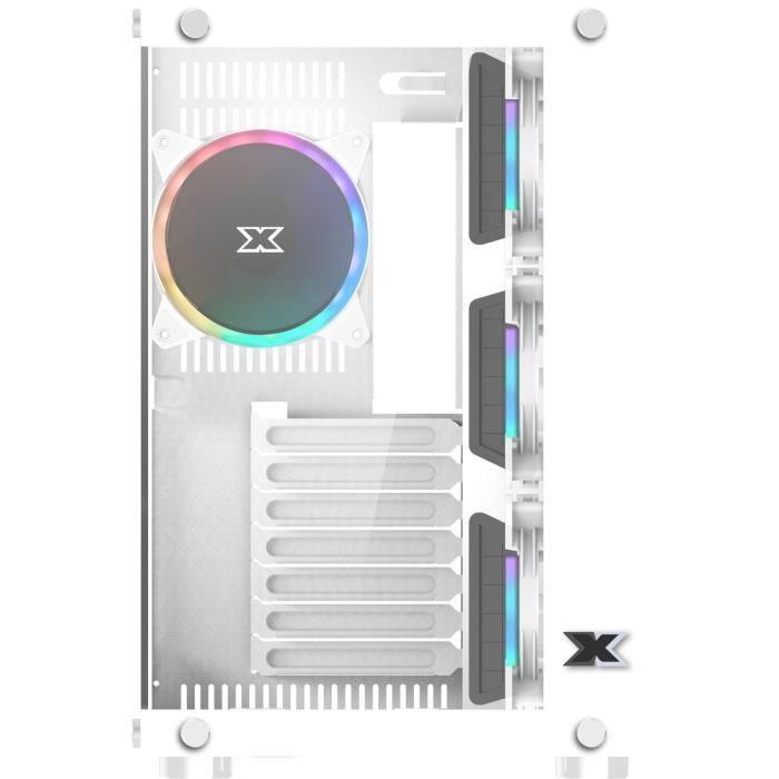 XIGMATEK Aquarius Plus Arctic ARGB (Blanc) - Boitier sans alimentation - Moyen tour - Format ATX XIGMATEK