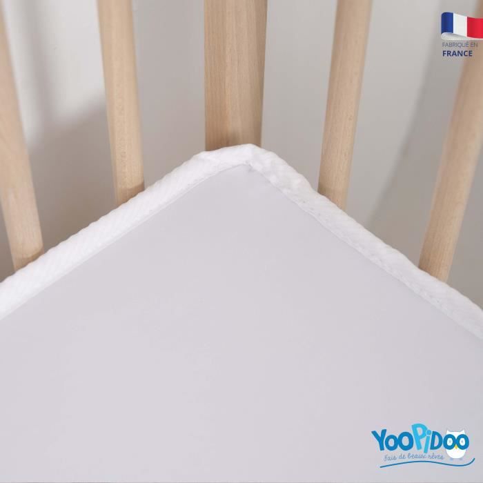 Yoopidoo - Matelas Bébé Basic - 60x120 cm - Confortable - Sans Traitement chimique - oeko Tex - Fabrication Française