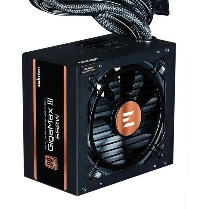 ZALMAN GigaMaxIII 850W v2 (80+Bronze) ATX3.0 - Alimentation PC - 850W ZALMAN