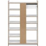 Scarpiera - MÜNSTER - Bianco - 12 paia di scarpe - 71,5 x 25 x 109 cm - immagine 6