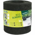 Bordura da giardino in gomma riciclata - GARDEN ID Eco Border - 5 m H20 cm - Indistruttibile - Installazione flessibile, diritta o curva.
