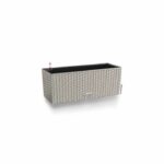 Jardiniere - Cottage Balconera 50 - Kit completo - Marrone sabbia - 8 L - LECHUZA