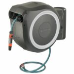 GARDENA Avvolgitubo automatico da parete RollUp L 30 m con bordo bianco