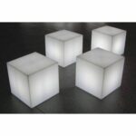 brillante cubo di 40 centimetri bianco - immagine 3