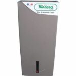 RIVIERA Eva Nuovo vaso di fiori quadrato in plastica - 28 x 28 x H 52 cm - 31 L - Taupe