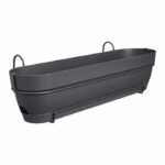 ELHO Vibia Campana Allin1 Balcone Rettangolare - Ø 70 - Plastica - 11 l - Antracite
