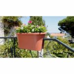 ARTEVASI Jardiniere per balcone Venezia - 30 x 60 x H 27 cm - 18 L - Grigio antracite - immagine 2